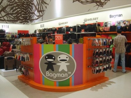 Bagman, Retail display