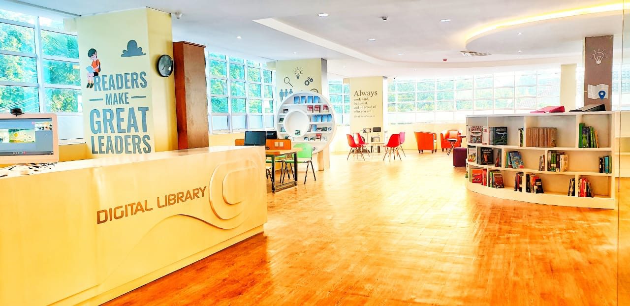 Interior perpustakaan digital Kementerian Pertanian